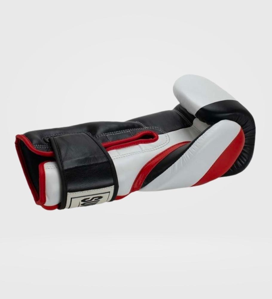 Super Pro (Kick)Bokshandschoenen Bruiser - Zwart/Rood/Wit - (Kick)Bokshandschoenen