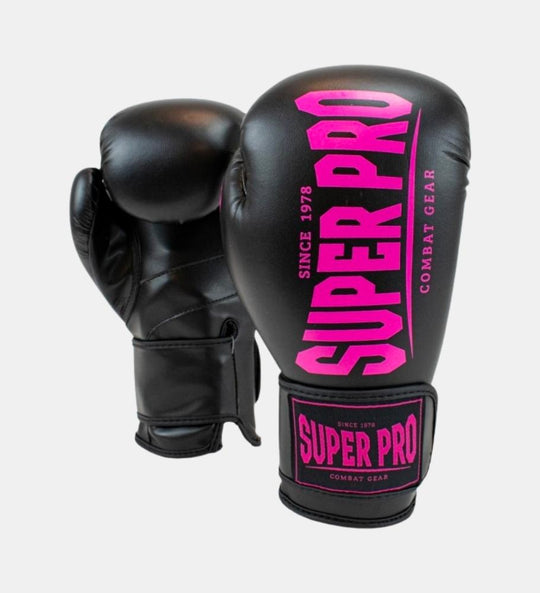 Super Pro Bokshandschoenen Champ - Zwart/Roze