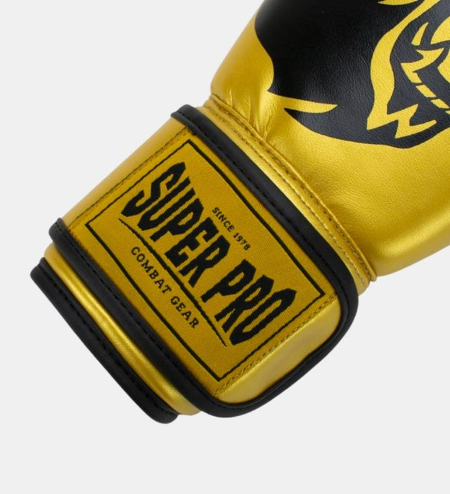 Guantoni da boxe Super Pro Talent Kids – Oro/Nero – Guantoni da boxe