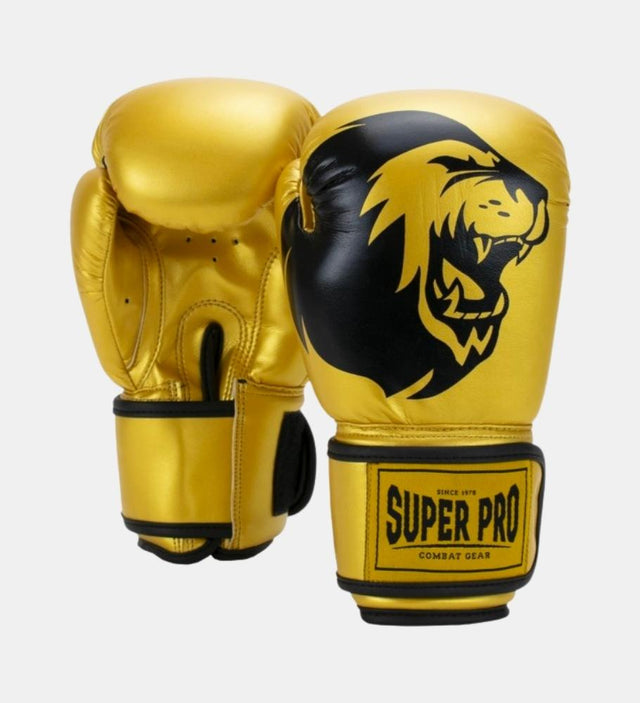 Guantoni da boxe Super Pro Talent Kids – Oro/Nero – Guantoni da boxe