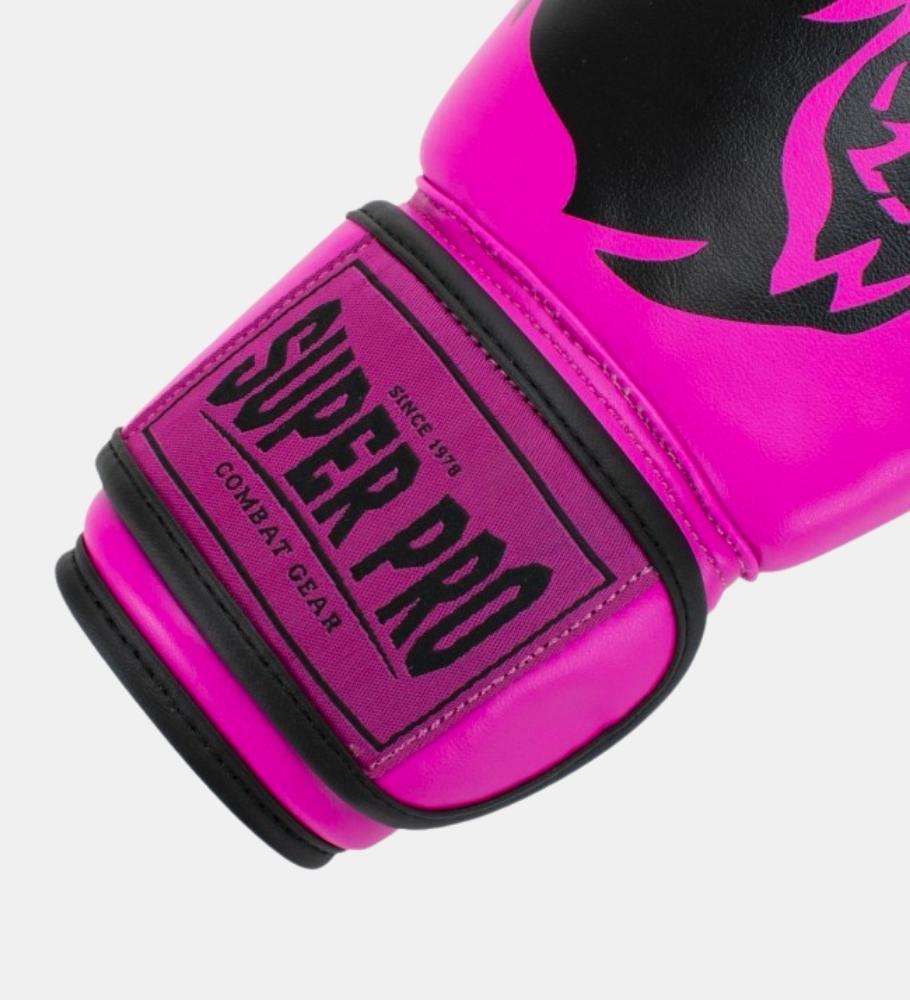 Super Pro (Kick)Bokshandschoenen Talent Kids - Roze/Zwart - (Kick)Bokshandschoenen