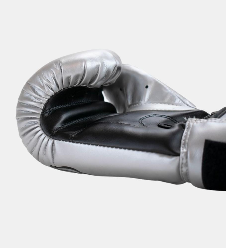 Super Pro (Kick)Bokshandschoenen Talent Kids - Zilver/Zwart - (Kick)Bokshandschoenen