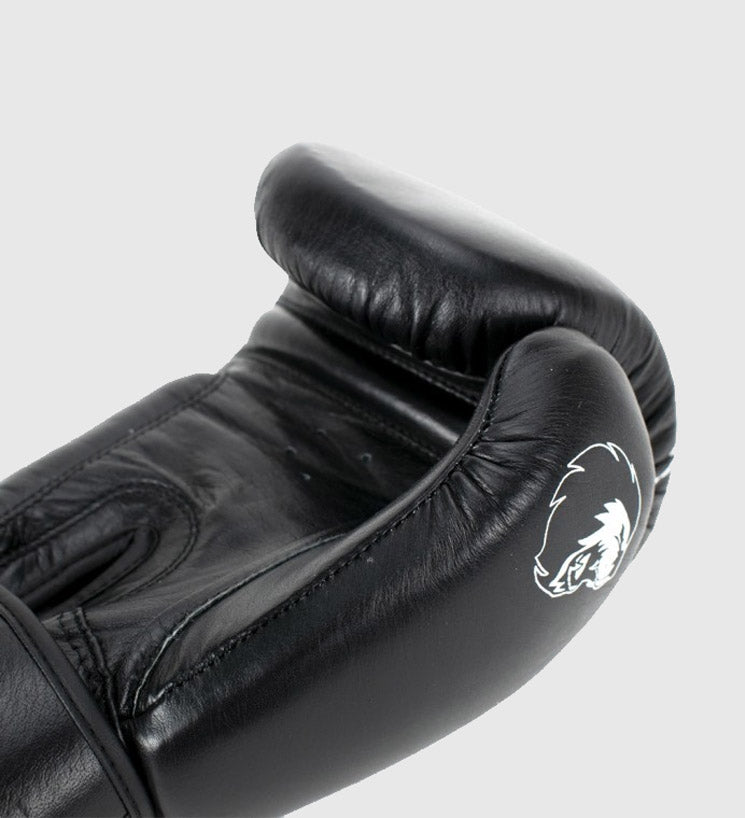 Super Pro (Kick)Bokshandschoenen Warrior - Zwart/Wit - (Kick)Bokshandschoenen