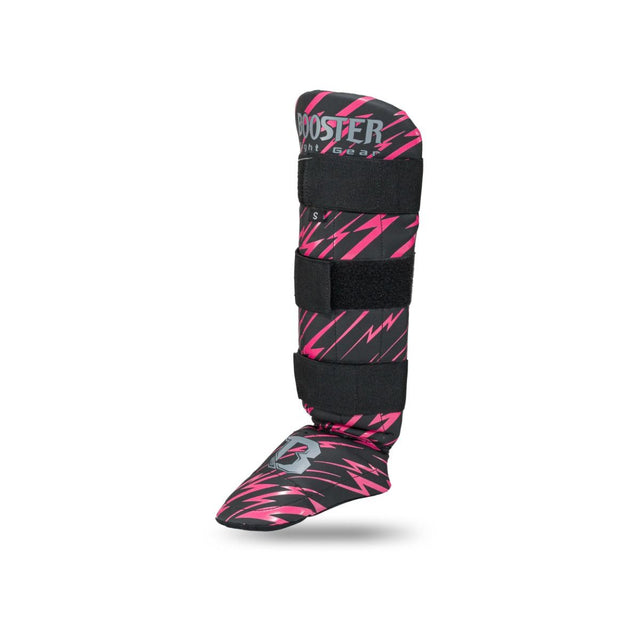 Booster Kickboks Scheenbeschermers Combat Kinderen - Zwart/Roze