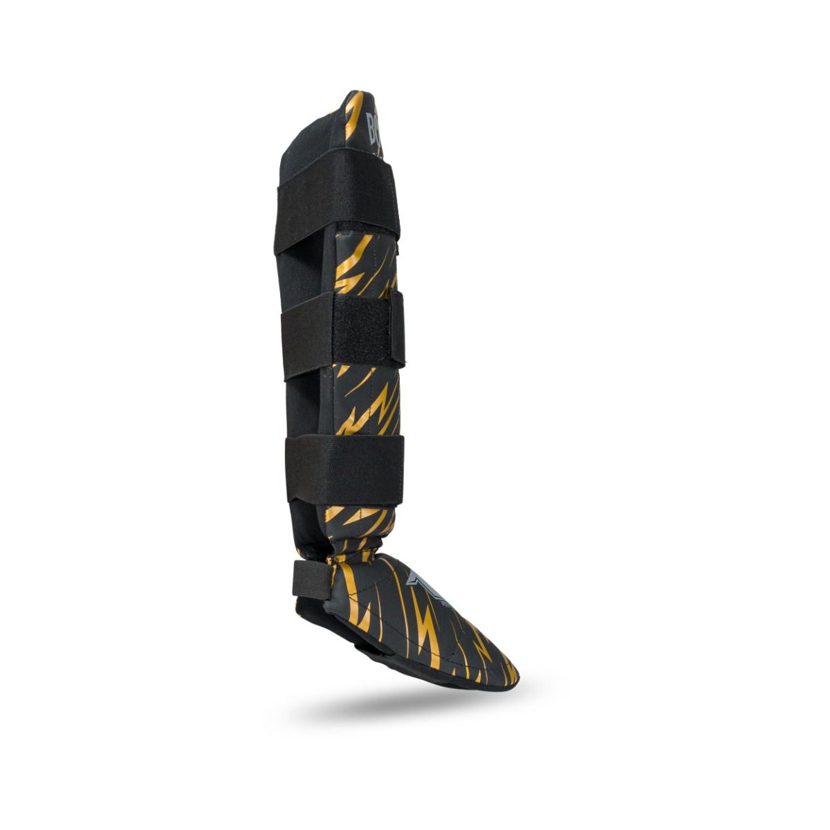 Booster Kickboks Scheenbeschermers Kids Combat - Zwart/Geel