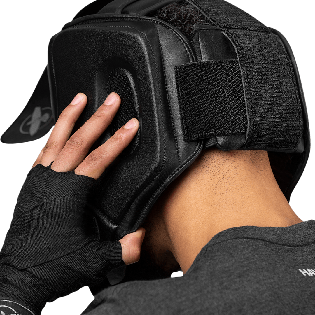 Hayabusa Hoofdbeschermer T3 met wang bescherming - Zwart