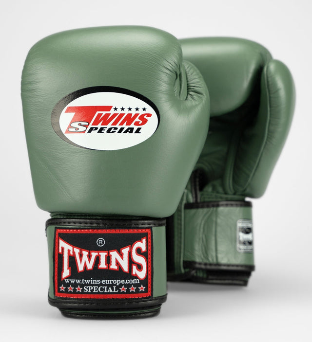 Twins (Kick)Bokshandschoenen BGVL 3 - Leger Groen - (Kick)Bokshandschoenen