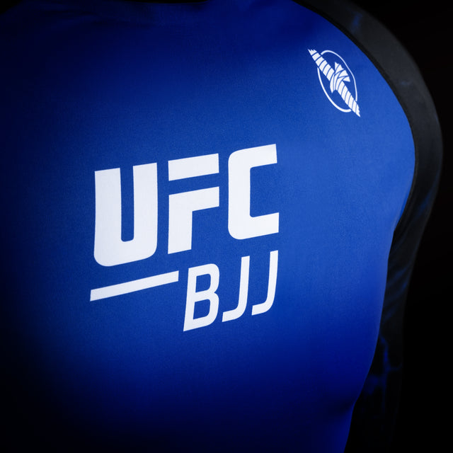 Hayabusa x UFC BJJ Rashguard Lange Mouwen – Blau/Schwarz
