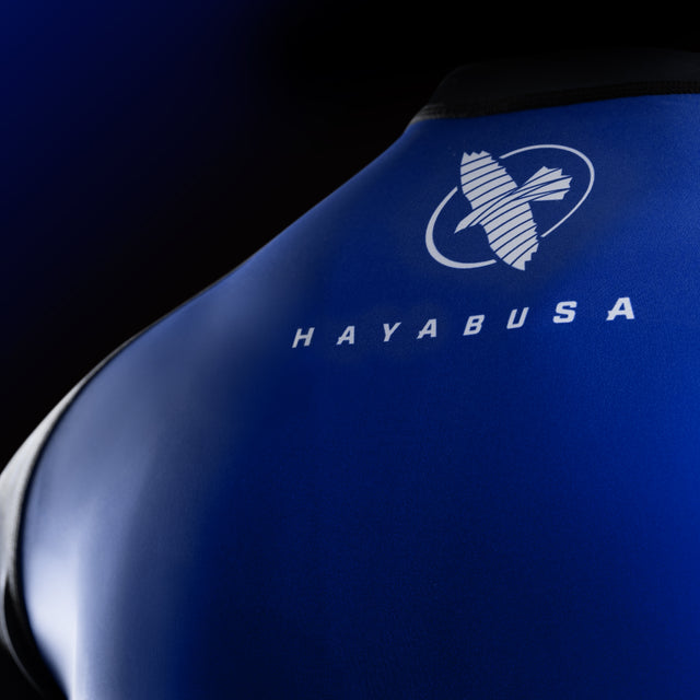 Hayabusa x UFC BJJ Rashguard Lange Mouwen – Blau/Schwarz