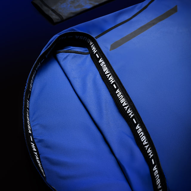 Hayabusa x UFC BJJ Rashguard Lange Mouwen – Blau/Schwarz