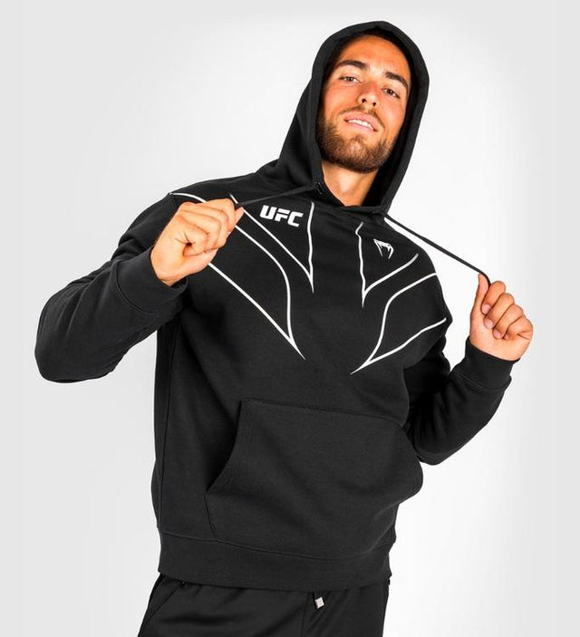 UFC Venum Hoodie 2.0 – Černá/Bílá – Mikiny a bundy