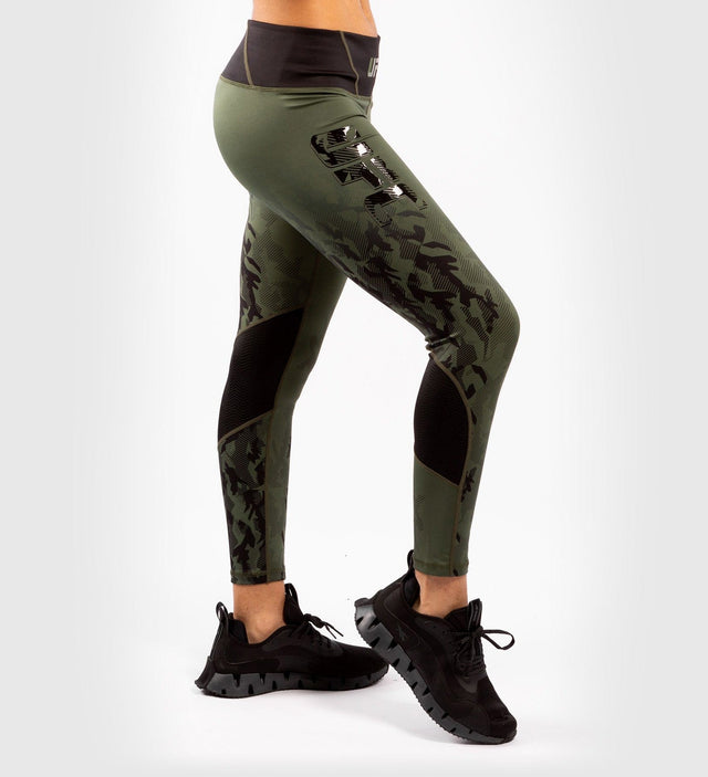 UFC Venum Performance Leggings – Khaki-Grün – Leggings