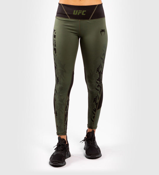 UFC Venum Performance Leggings - Kaki Groen