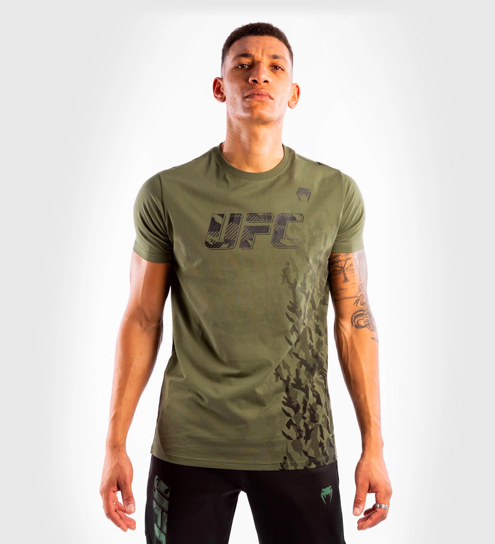 UFC Venum T-shirt Fight Week - Kaki - T-Shirt