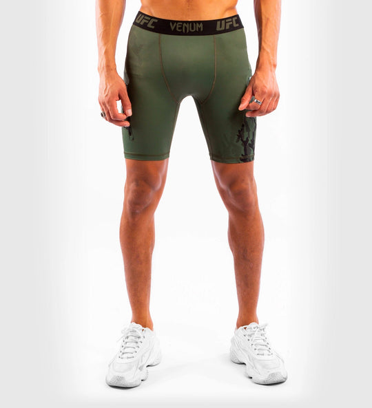 UFC Venum Vale Tudo Performance Shorts Fight Week - Kaki Groen