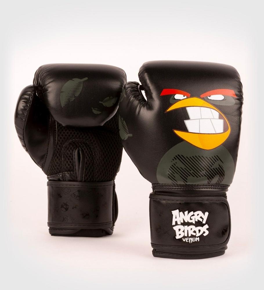 Venum Angry Birds (Kick)Bokshandschoenen Kids - Zwart - (Kick)Bokshandschoenen