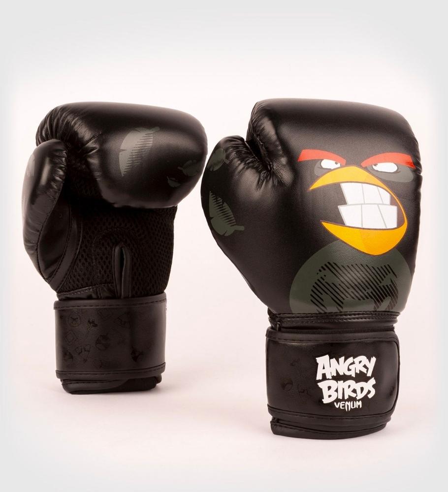 Venum Angry Birds (Kick)Bokshandschoenen Kids - Zwart - (Kick)Bokshandschoenen