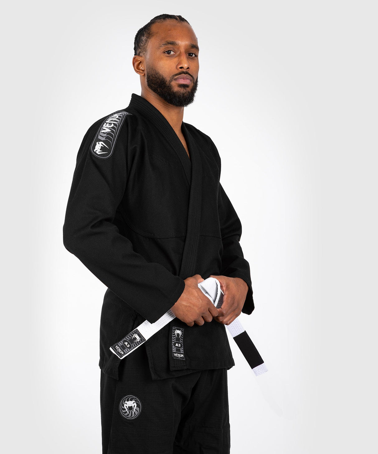 Venum BJJ Gi First - Zwart - incl. witte band - BJJ Gi’s