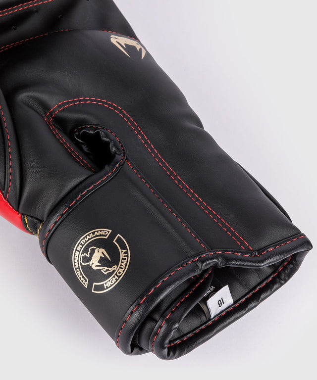 Guantoni da boxe Venum Elite – Nero/Oro/Rosso