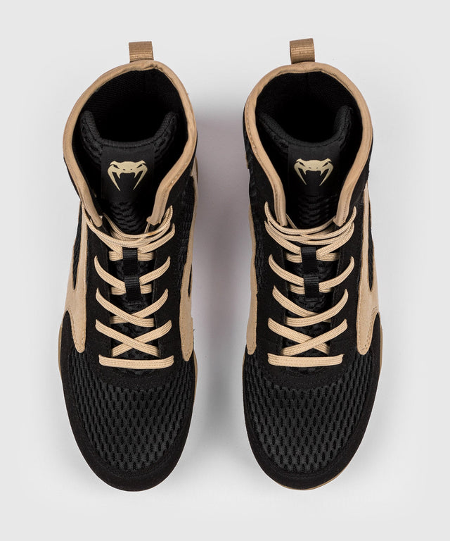 Botas de boxe Venum Contender – Preto/Bege – Botas de boxe