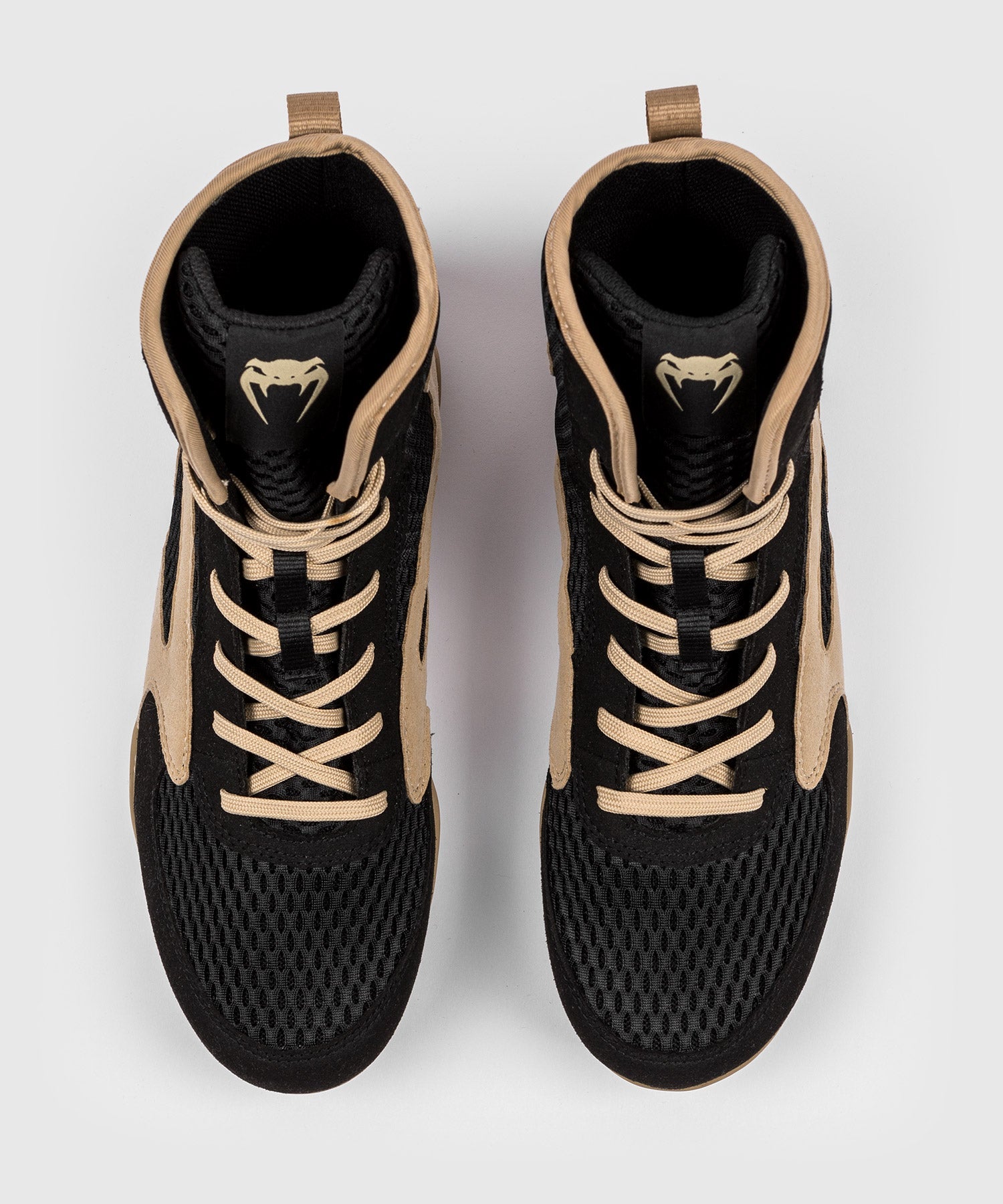 Venum Boksschoenen Contender - Zwart/Beige - Boksschoenen