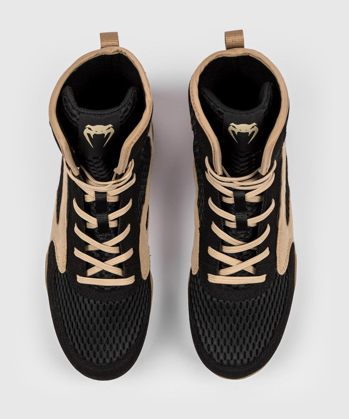 Venum Boksschoenen Contender - Zwart/Beige - Boksschoenen