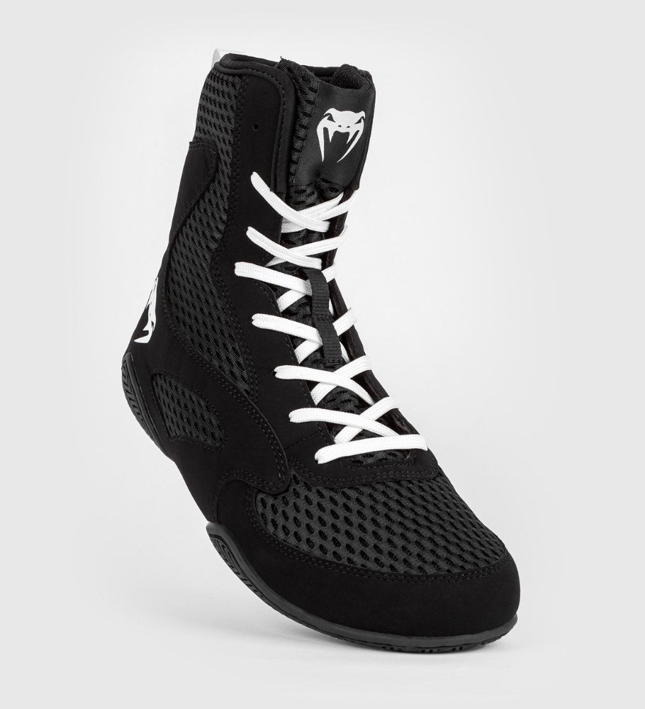 Venum Boksschoenen Contender - Zwart/Wit - Boksschoenen