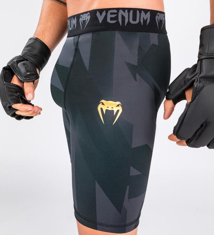 Venum Compressie Shorts Razor - Zwart/Goud - Compressie Shorts