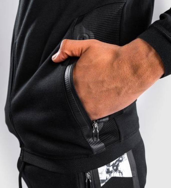 Venum Hoodie Laser Evo 2.0 - Zwart/Marmer - Truien & Vesten