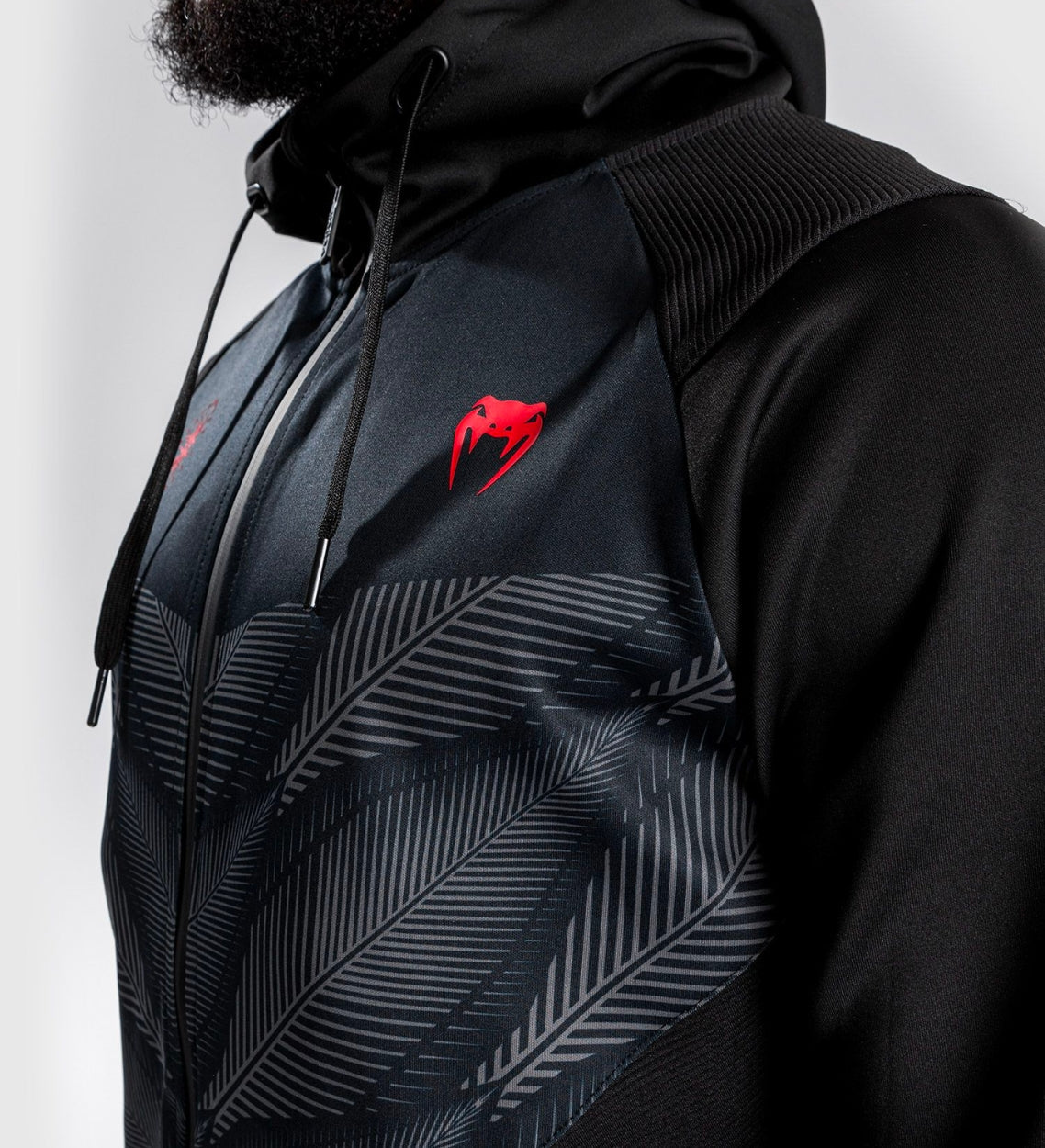 Venum Hoodie Phantom - Zwart/Grijs/Rood - Truien & Vesten