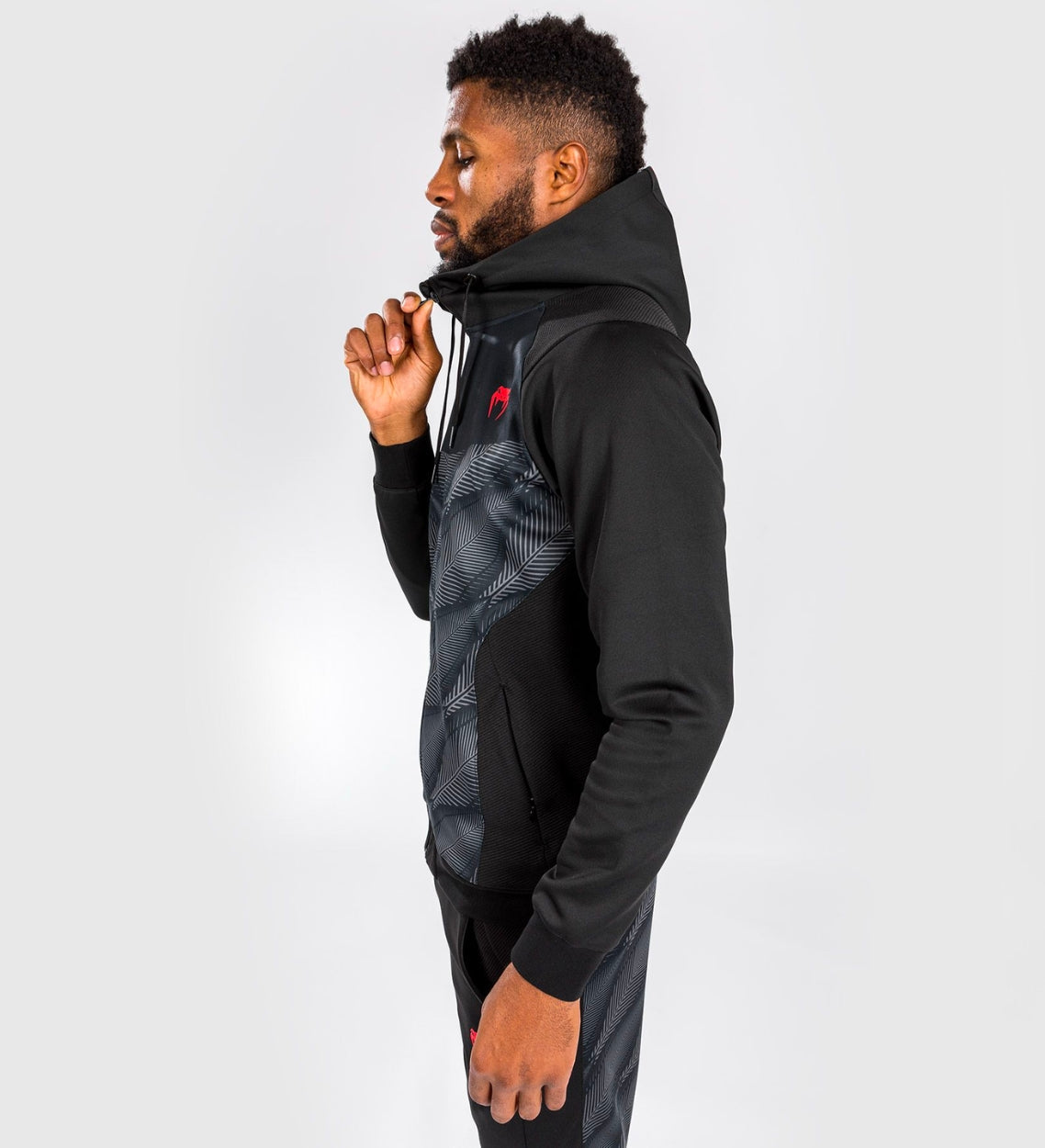 Venum Hoodie Phantom - Zwart/Grijs/Rood - Truien & Vesten