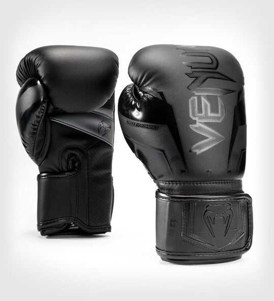 Venum Bokshandschoenen Elite Evo - Zwart/Zwart