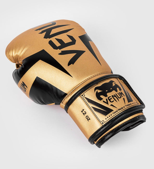 Luvas de boxe Venum Elite – Ouro/Preto – Luvas de boxe
