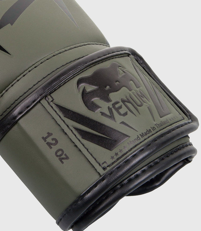Boxerské rukavice Venum Elite – Zelené/Černé – Boxerské rukavice
