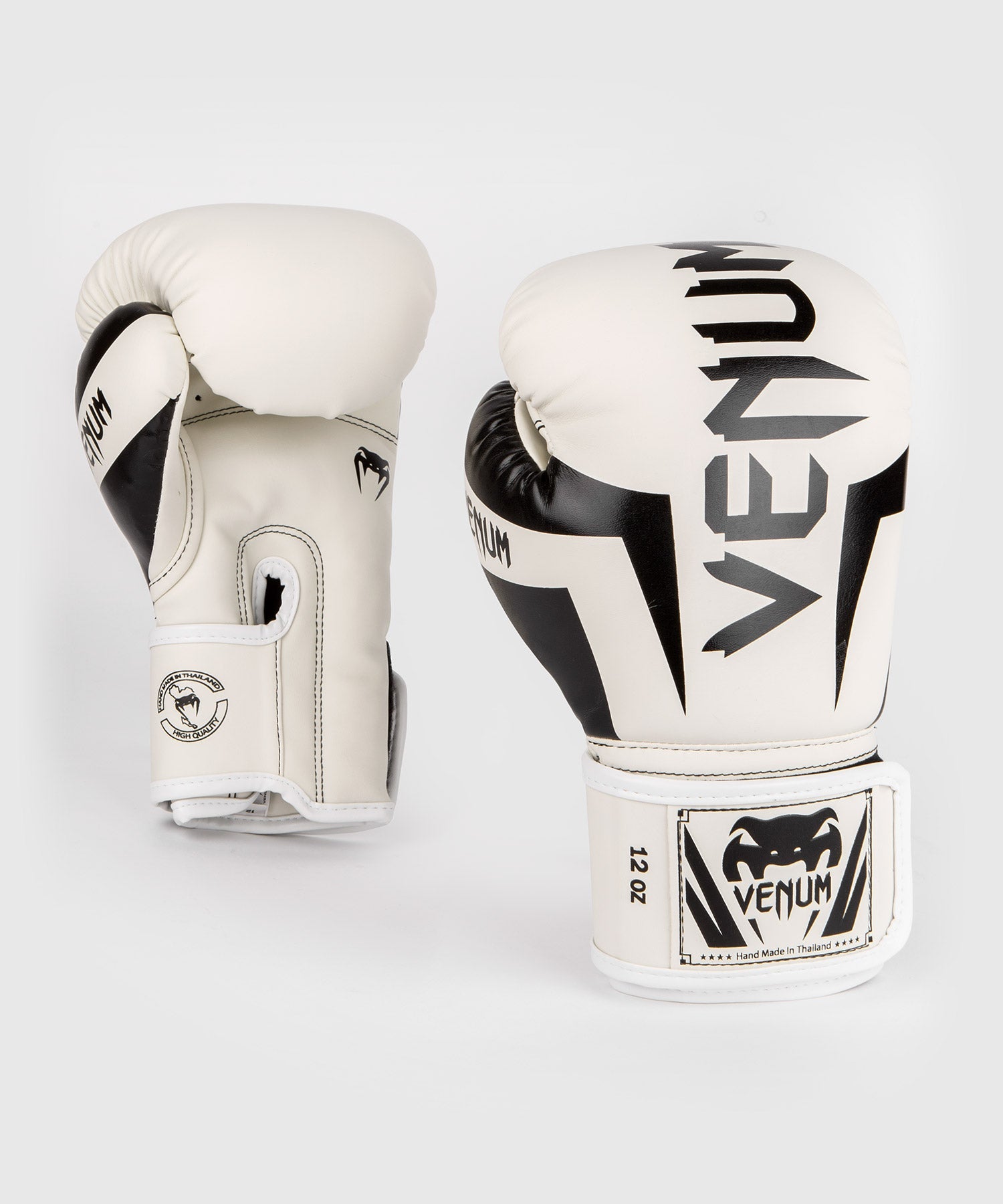 Venum (Kick)Bokshandschoenen Elite - Wit/Zwart - (Kick)Bokshandschoenen