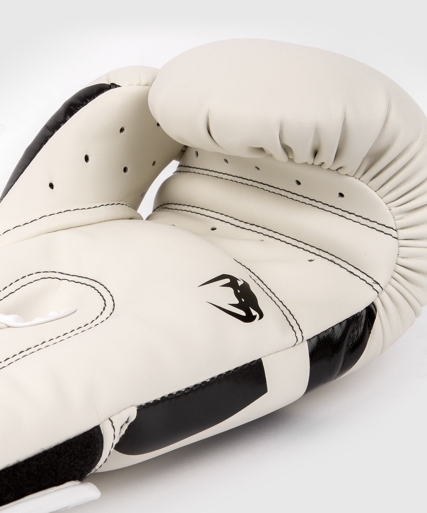 Venum (Kick)Bokshandschoenen Elite - Wit/Zwart - (Kick)Bokshandschoenen