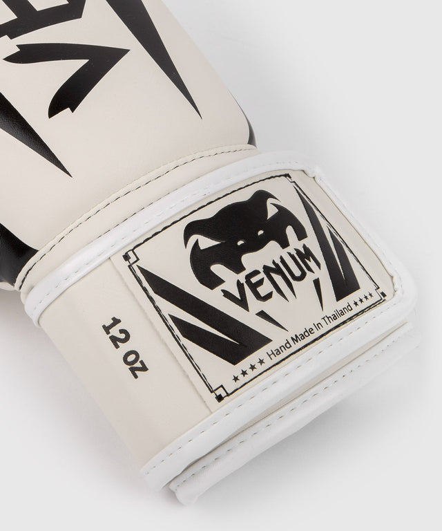 Venum (Kick)Bokshandschoenen Elite - Wit/Zwart - (Kick)Bokshandschoenen