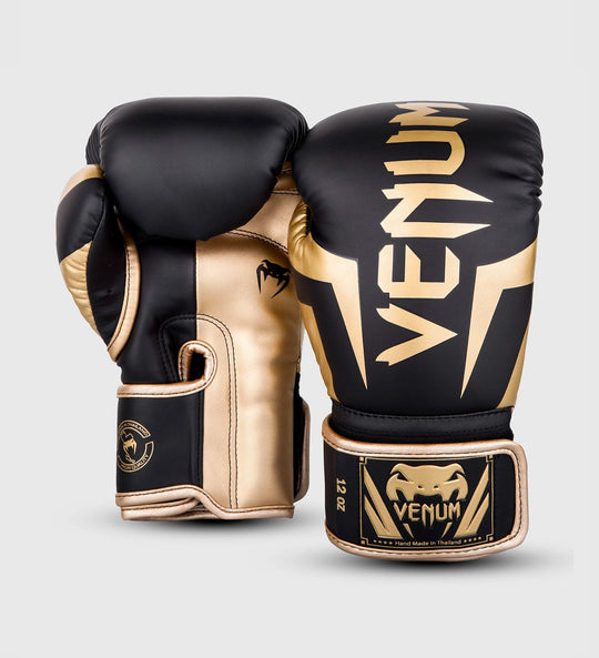 Venum Bokshandschoenen Elite - Zwart/Goud