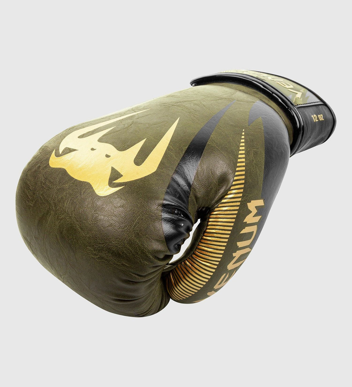 Venum (Kick)Bokshandschoenen Impact - Kaki Groen/Goud/Zwart - (Kick)Bokshandschoenen