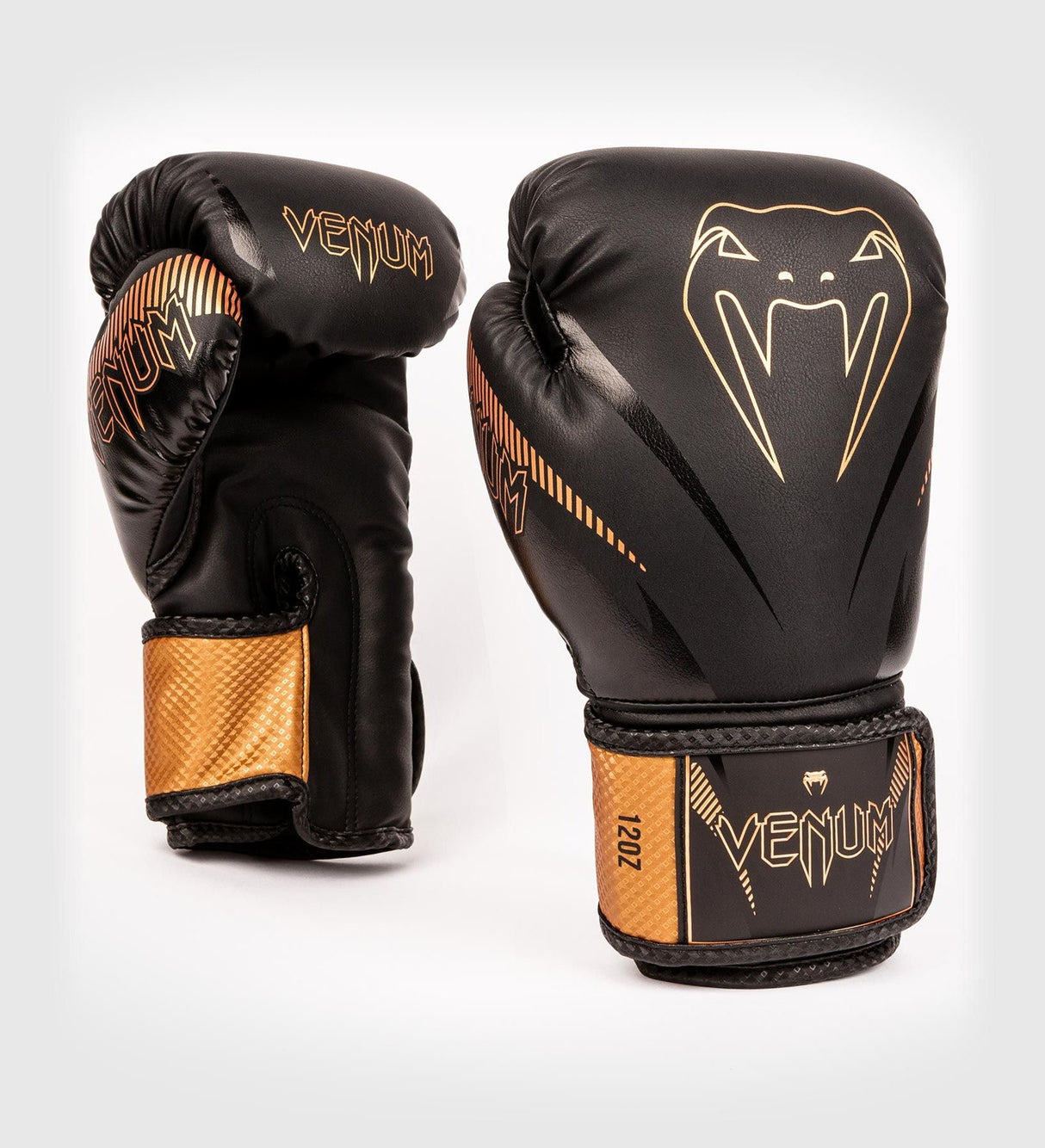 Venum (Kick)Bokshandschoenen Impact - Zwart/Brons - (Kick)Bokshandschoenen