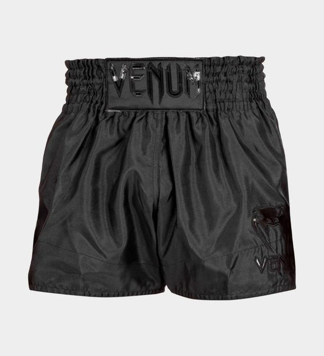 Calções de kickboxing Venum Classic – Preto/Preto