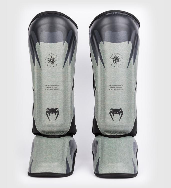 Venum Kickboks Scheenbeschermers Stone - Mineraal Groen - Scheenbeschermers