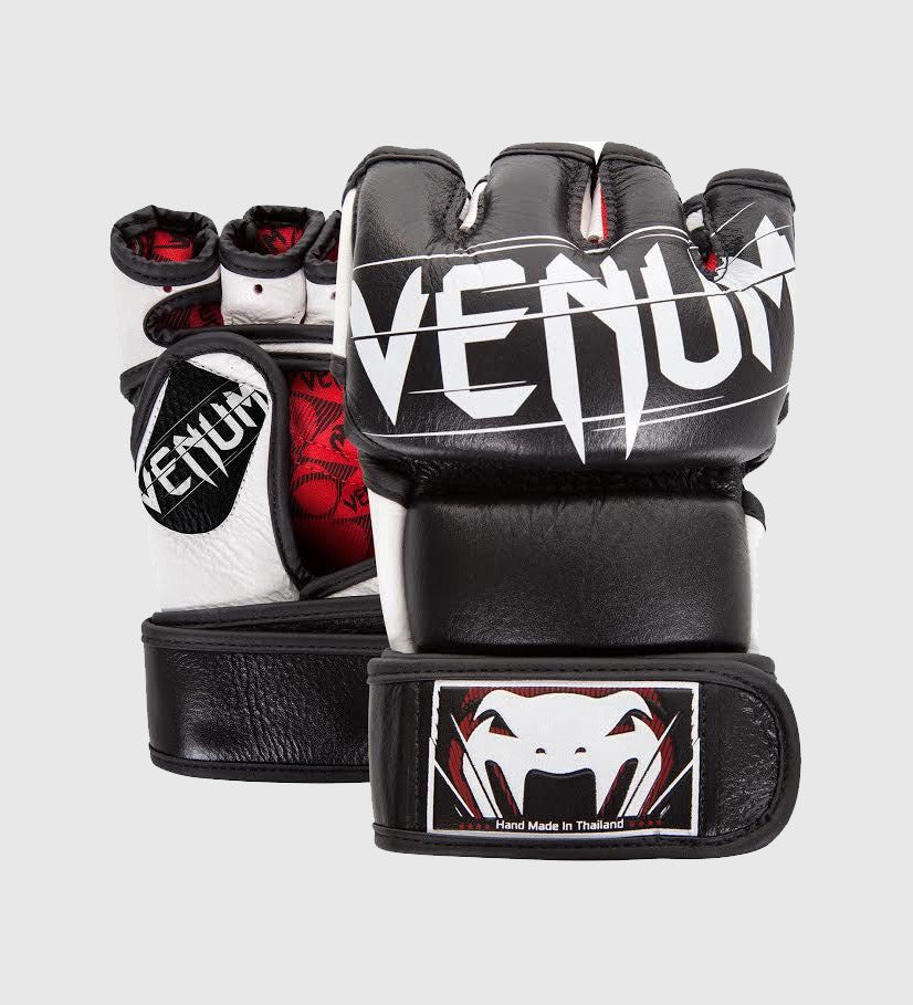 Venum MMA Handschoenen Undisputed - Zwart/Wit - MMA Handschoenen