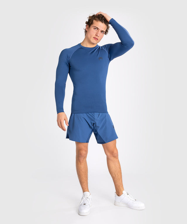 Venum Rashguard Contender Långärmad – Blå – Rashguard