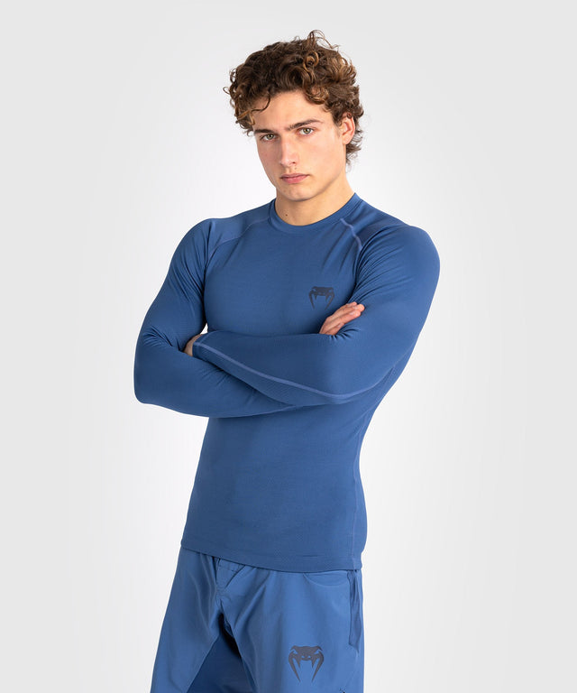 Venum Rashguard Contender Långärmad – Blå – Rashguard