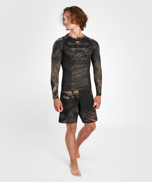 Rashguard Venum Gorilla Jungle Mâneci Lungi – Negru/Maro