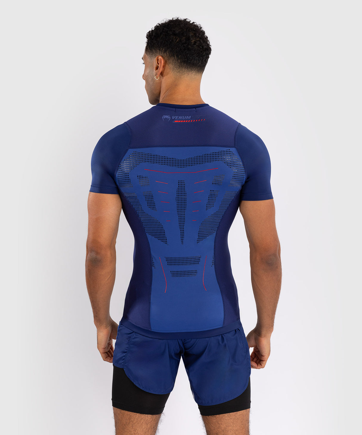 Venum Rashguard Korte Mouwen Technical 3.0 - Blauw