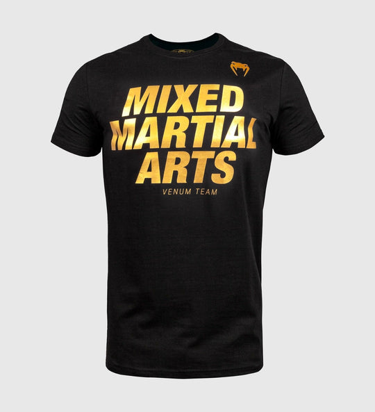 Venum T-shirt MMA - Zwart/Goud