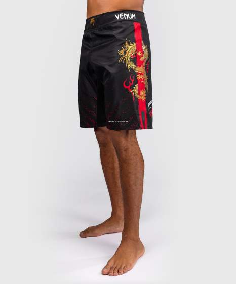 Pantalones de MMA Venum x TEKKEN 8 – Marshall Law – Negro/Rojo/Oro