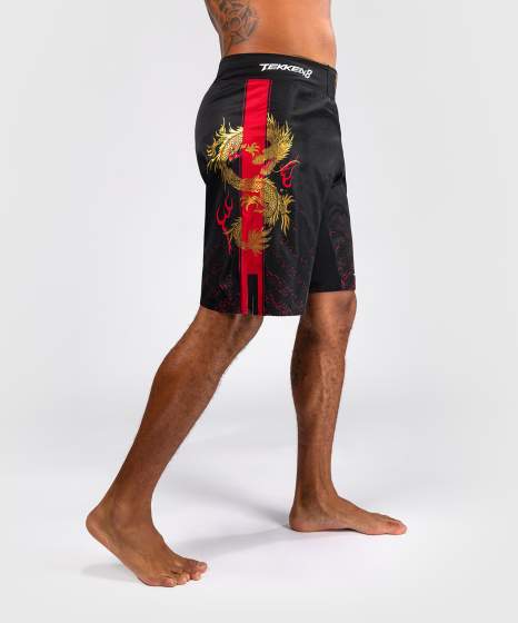 Pantalones de MMA Venum x TEKKEN 8 – Marshall Law – Negro/Rojo/Oro